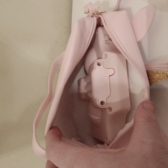 Purse Pet Interactive Pink Unicorn with Adjustable Cross Body Strap - Picture 4 of 5